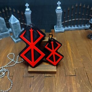 Berserk Necklace and Keychain